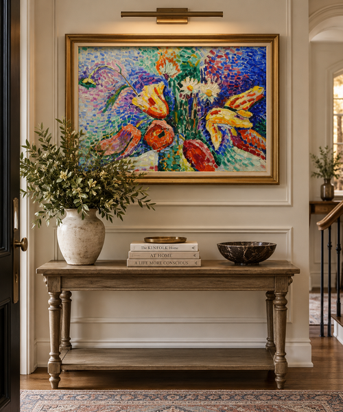 Butterfly Garden – Colorful Botanical Floral Art