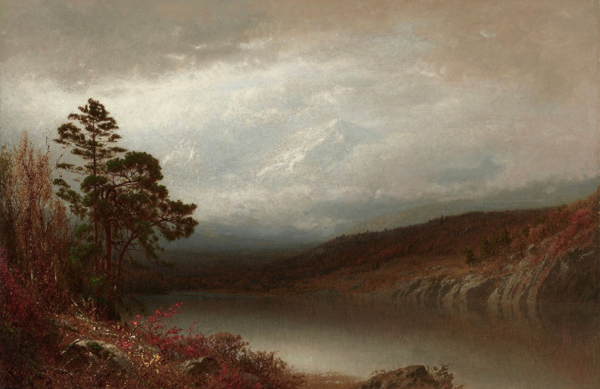 Mist Over the Mountain Lake